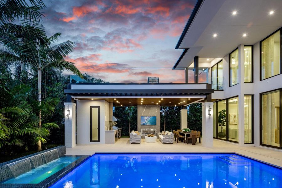Exterior details and patio area of a home in , Boca Raton (Image 30). Exterior details and patio area of a home in , Boca Raton (Image 30).