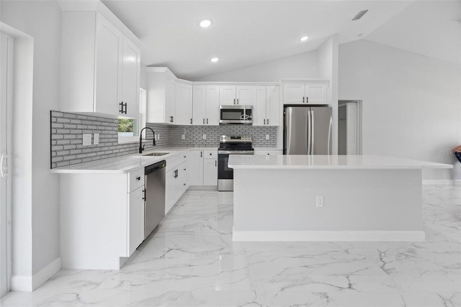 Furnished interior view inside a new home in , Dunnellon (Image 6).