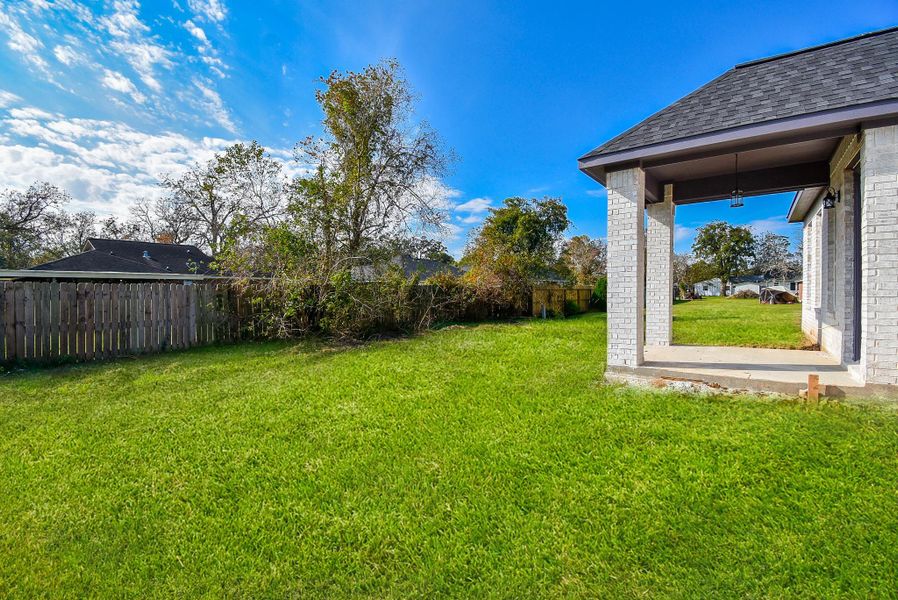 Exterior details and patio area of a home in , Sweeny (Image 27).