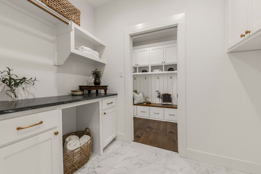 Representative furnished interior of a home built from the The Grayson by Reece Homes in Stella Ranch, Bryan (Image 13).
