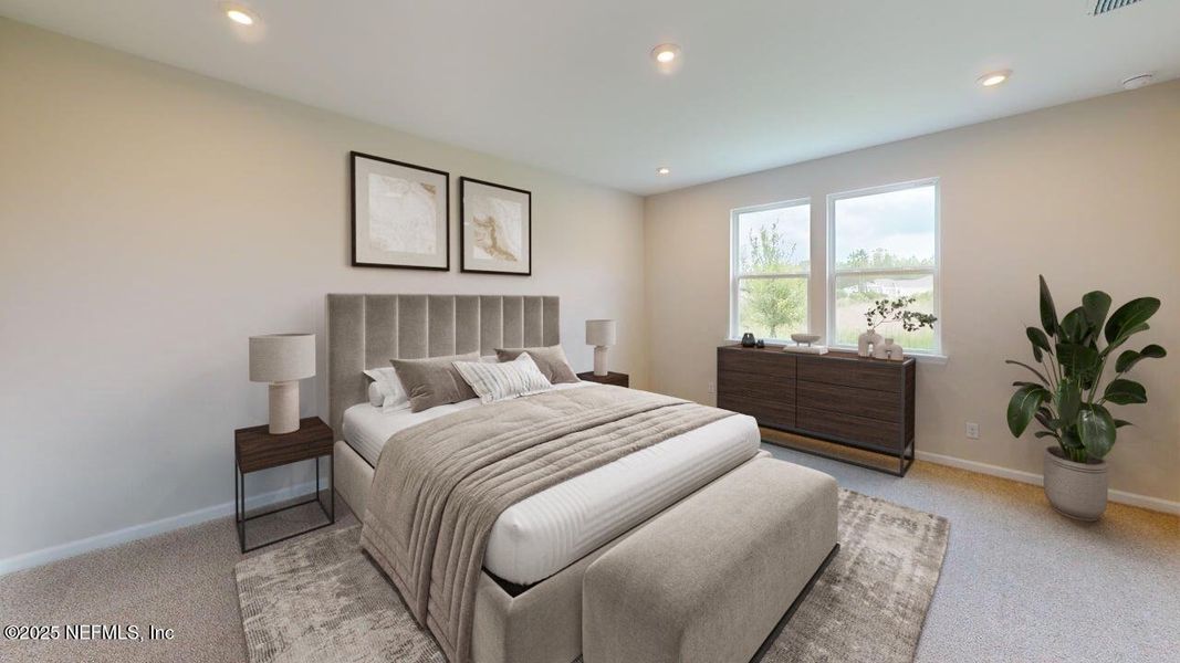 Furnished interior view inside a new home in Lakes at Bella Lago, Green Cove Springs (Image 10). Furnished interior view inside a new home in Lakes at Bella Lago, Green Cove Springs (Image 10).