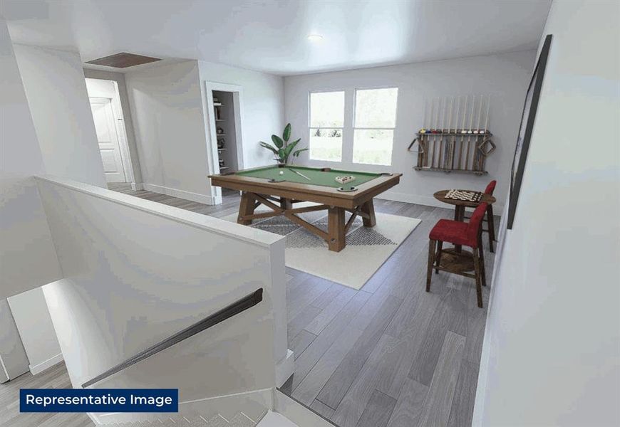 Furnished interior view inside a new home in Las Lomas, Forney (Image 6).