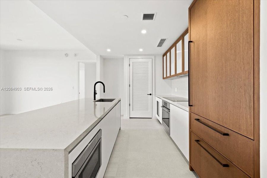 Furnished interior view inside a new home in , Miami (Image 16).