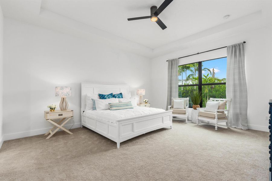 Furnished interior view inside a new home in , Palm Beach Gardens (Image 5). Furnished interior view inside a new home in , Palm Beach Gardens (Image 5).