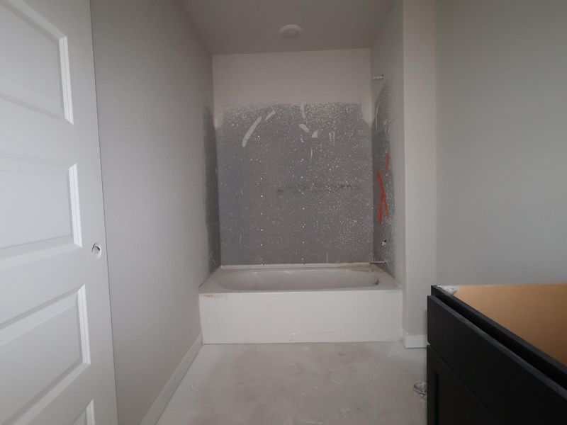 In-progress construction of a new home in Cascades at Onion Creek, Austin, TX (Image 6).