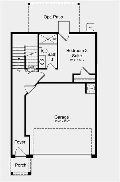 2D floor plan layout of this home in Somerset at Veterans Memorial, Mableton, GA (Image 3). 2D floor plan layout of this home in Somerset at Veterans Memorial, Mableton, GA (Image 3).