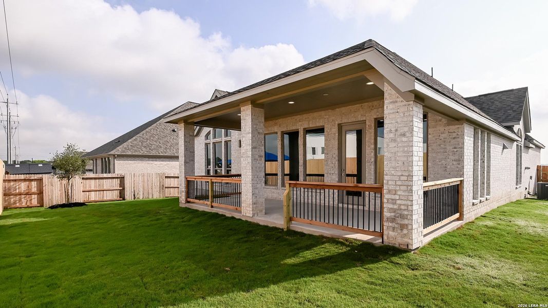 Exterior details and patio area of a home in Cibolo Valley Heights, Cibolo (Image 23). Exterior details and patio area of a home in Cibolo Valley Heights, Cibolo (Image 23).