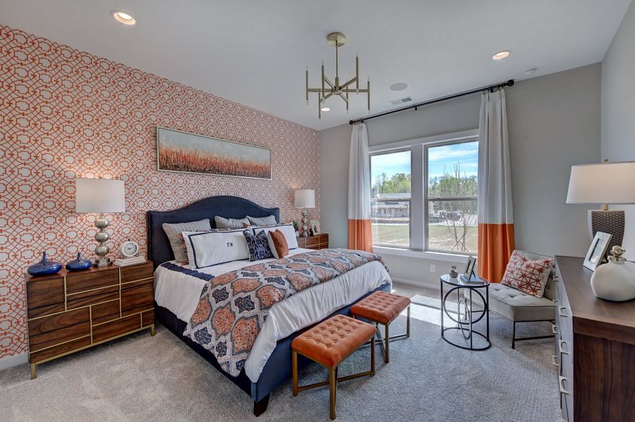 Representative furnished interior of a home built from the Laney by Taylor Morrison in River Falls, Tega Cay (Image 7).