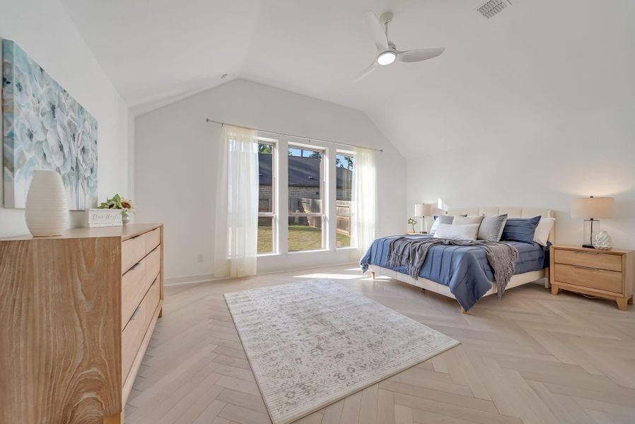 Furnished interior view inside a new home in Woodforest, Montgomery (Image 12).
