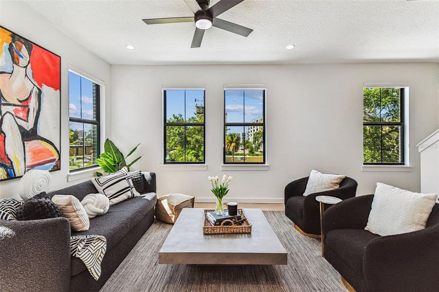 Furnished interior view inside a new home in Canvas City GWX, Tampa (Image 9).