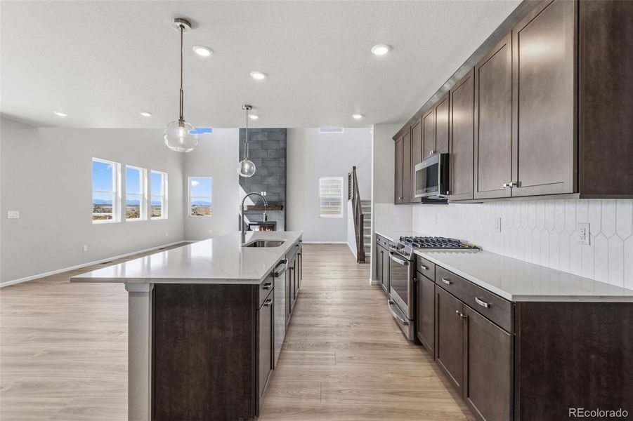 Furnished interior view inside a new home in , Aurora (Image 11).