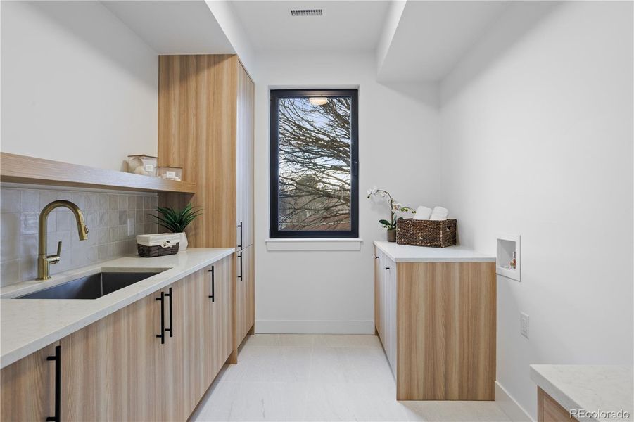 Furnished interior view inside a new home in , Denver (Image 34).