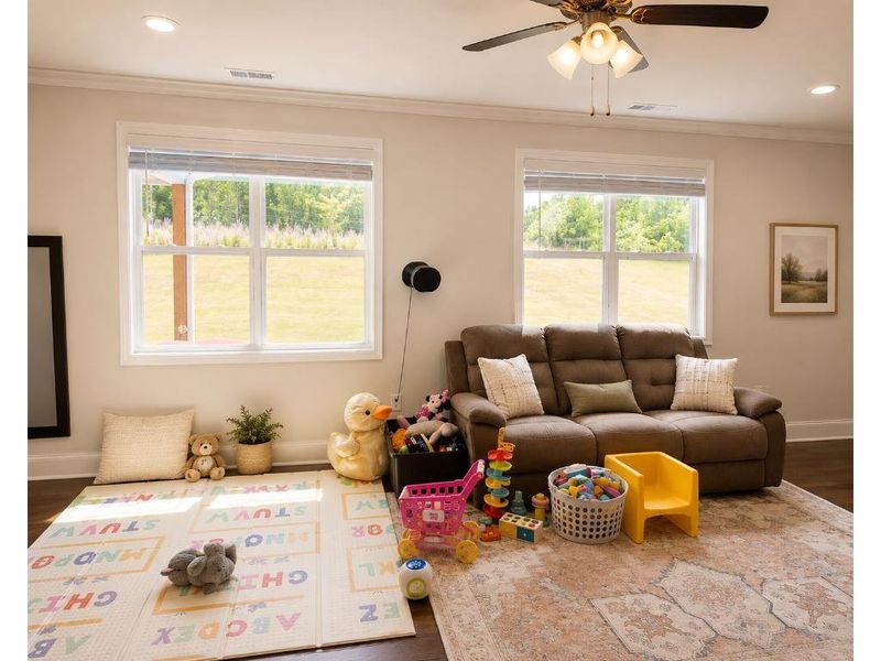 Furnished interior view inside a new home in , Cumming (Image 12).
