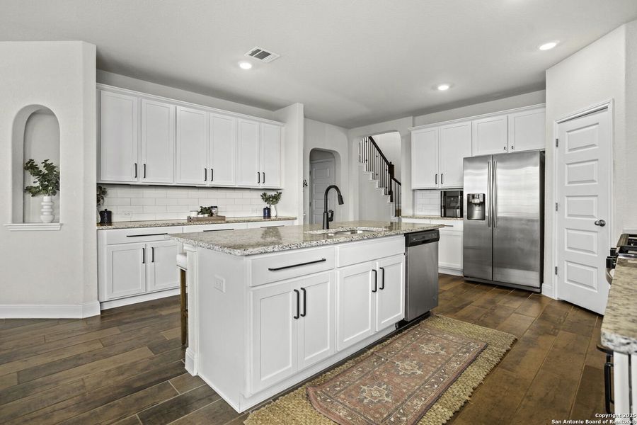 Furnished interior view inside a new home in Canyon View, San Antonio (Image 6). Furnished interior view inside a new home in Canyon View, San Antonio (Image 6).