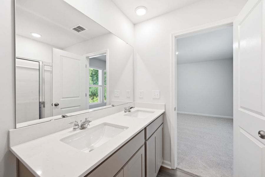 Furnished interior view inside a new home in Grand Arbor, Blythewood (Image 8).