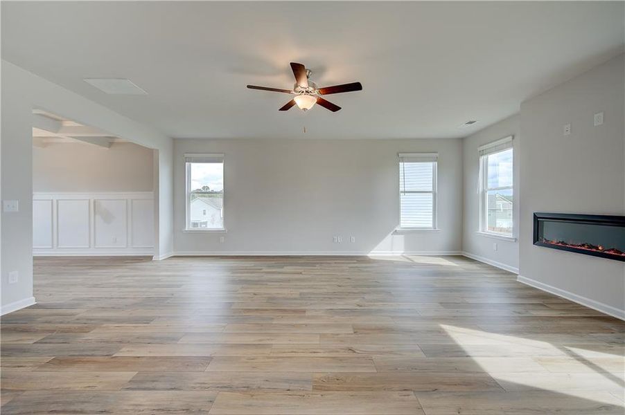 Spacious, unfurnished interior of a new home in Chapel Hill, Newnan (Image 24). Spacious, unfurnished interior of a new home in Chapel Hill, Newnan (Image 24).