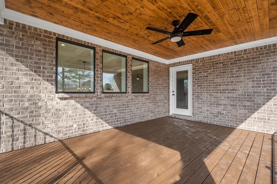 The Monroe B 2nd Story Covered Porch The Monroe B 2nd Story Covered Porch