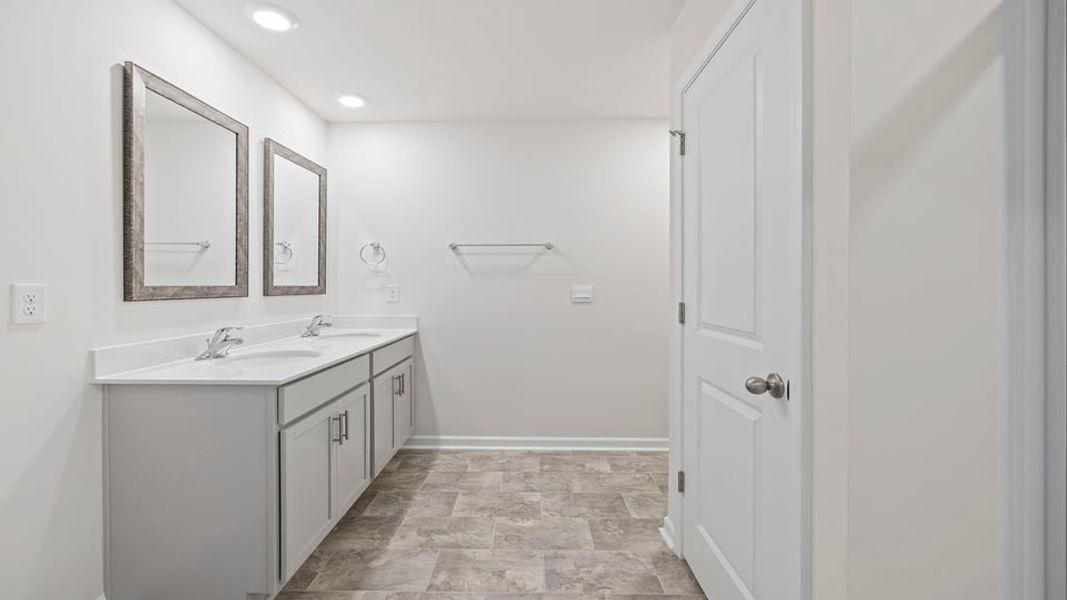 Furnished interior view inside a new home in Brookside Ridge Townhomes, Greer (Image 9). Furnished interior view inside a new home in Brookside Ridge Townhomes, Greer (Image 9).