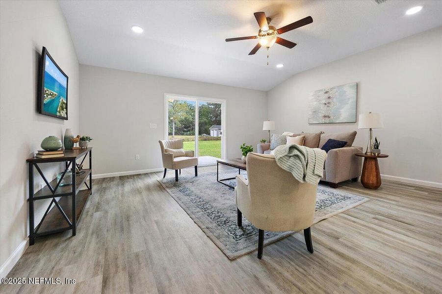 Furnished interior view inside a new home in , Jacksonville (Image 12). Furnished interior view inside a new home in , Jacksonville (Image 12).