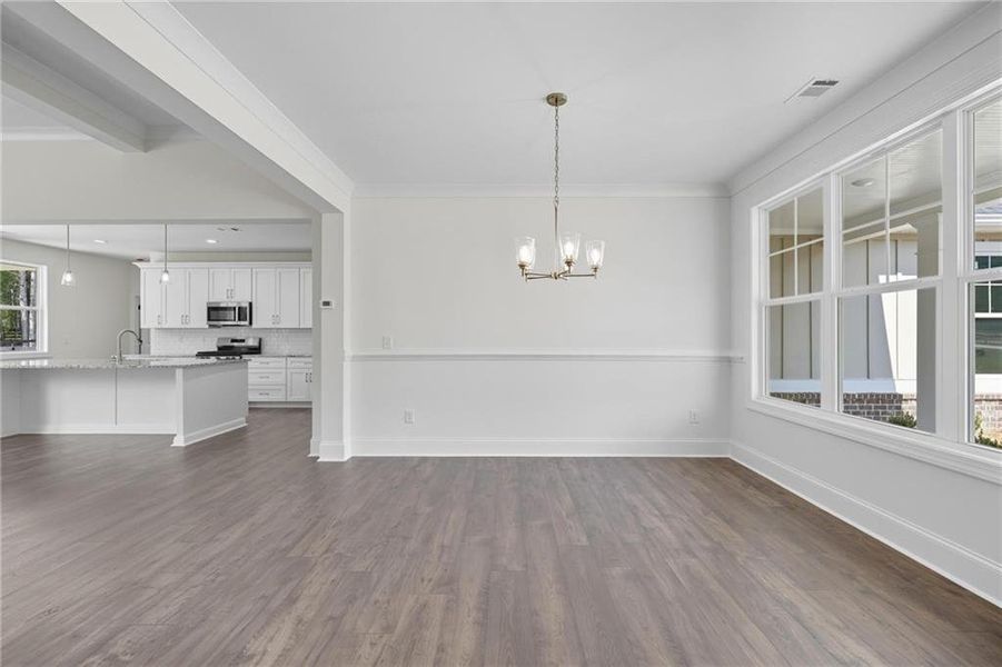 Spacious, unfurnished interior of a new home in , Hiram (Image 11).