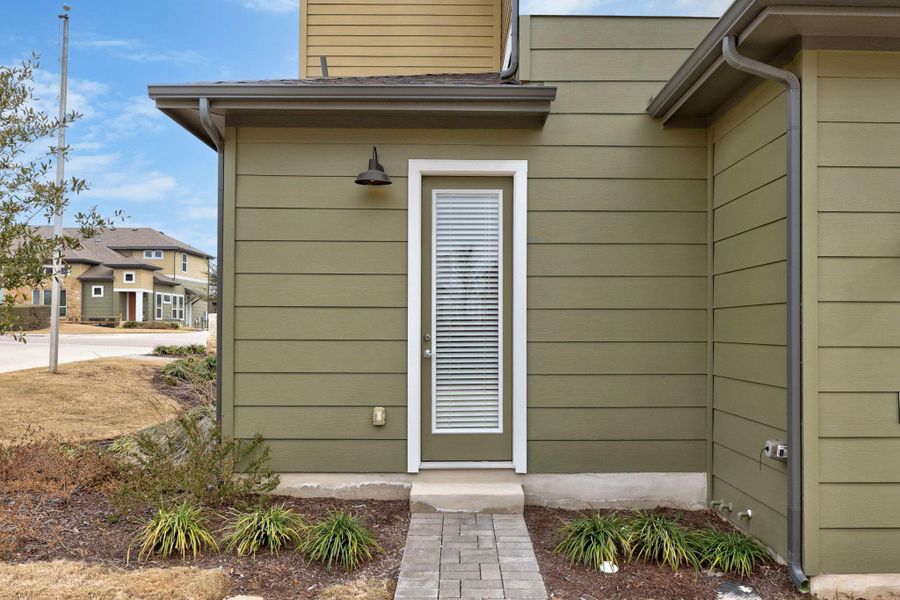 Entrance to property