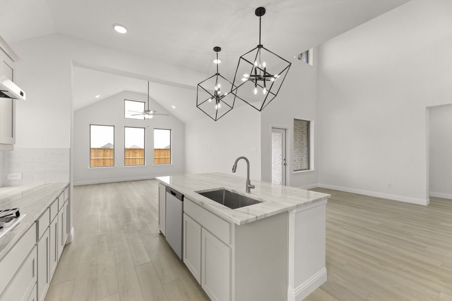 Furnished interior view inside a new home in Sutton Fields, Celina (Image 7).