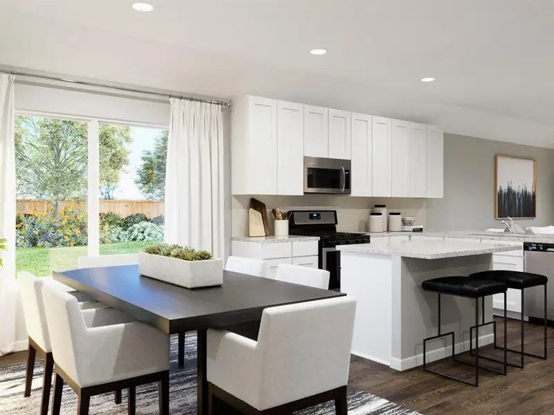 Furnished interior view inside a new home in Deer Creek, Crowley (Image 4).