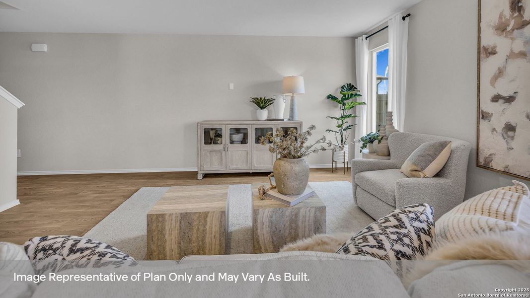 Furnished interior view inside a new home in Spring Valley, New Braunfels (Image 8).