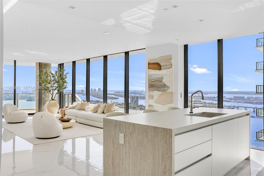 Furnished interior view inside a new home in , Miami (Image 33). Furnished interior view inside a new home in , Miami (Image 33).