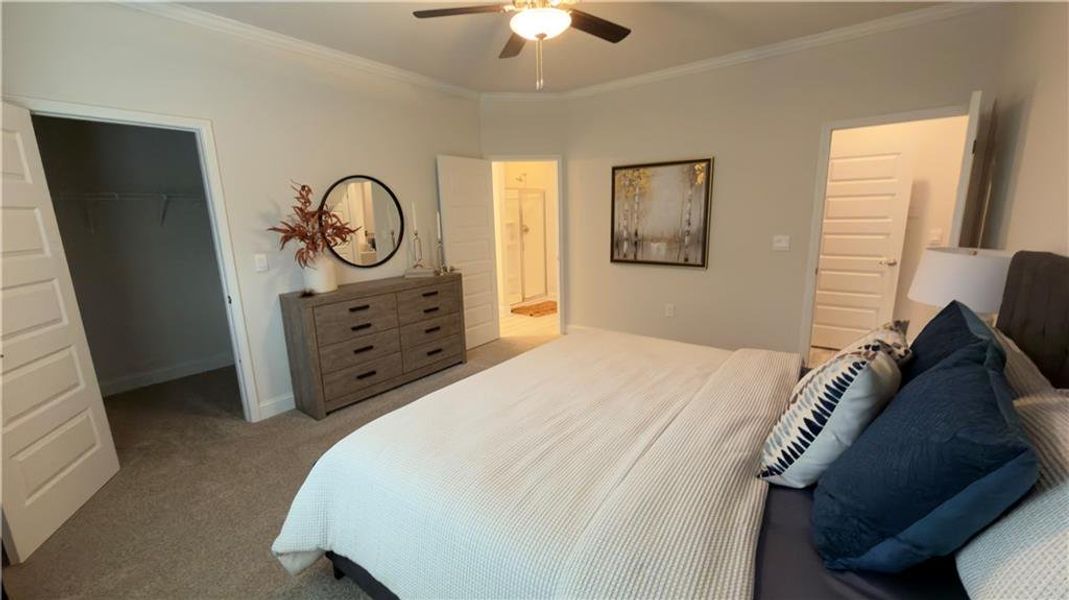 Furnished interior view inside a new home in Habersham Meadows, Demorest (Image 24).