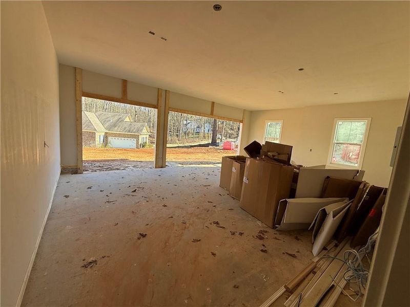 In-progress construction of a new home in , Pendergrass, GA (Image 9).