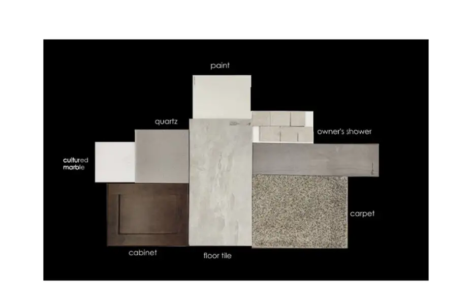 Sample of building materials used in homes in Artisan at Asante, Surprise (Image 4). Sample of building materials used in homes in Artisan at Asante, Surprise (Image 4).