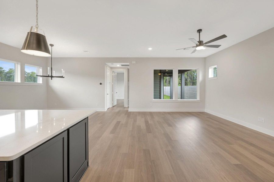 Spacious, unfurnished interior of a new home in Two Step Farm - Landmark Row Collection, Montgomery (Image 21). Spacious, unfurnished interior of a new home in Two Step Farm - Landmark Row Collection, Montgomery (Image 21).