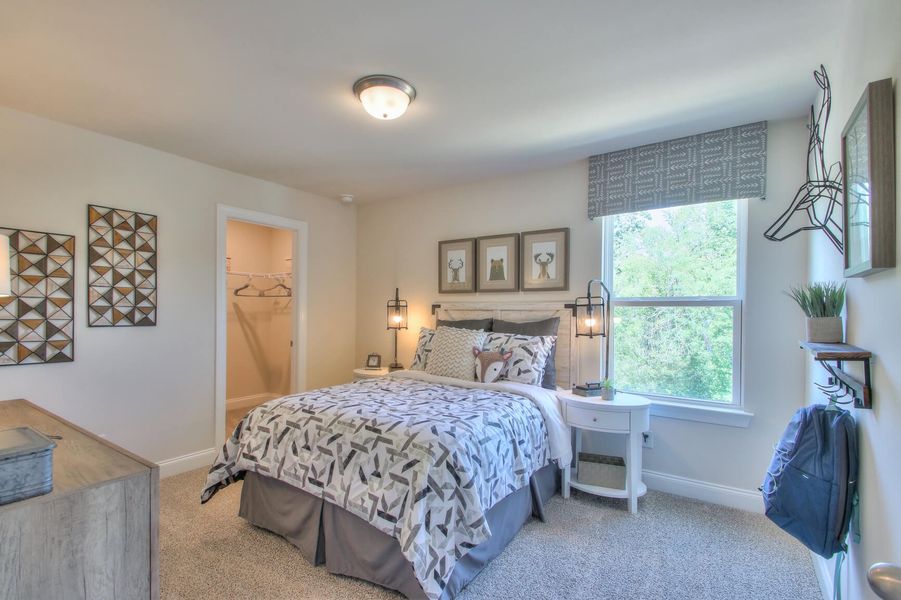 Secondary bedrooms gives kids their own space to relax.