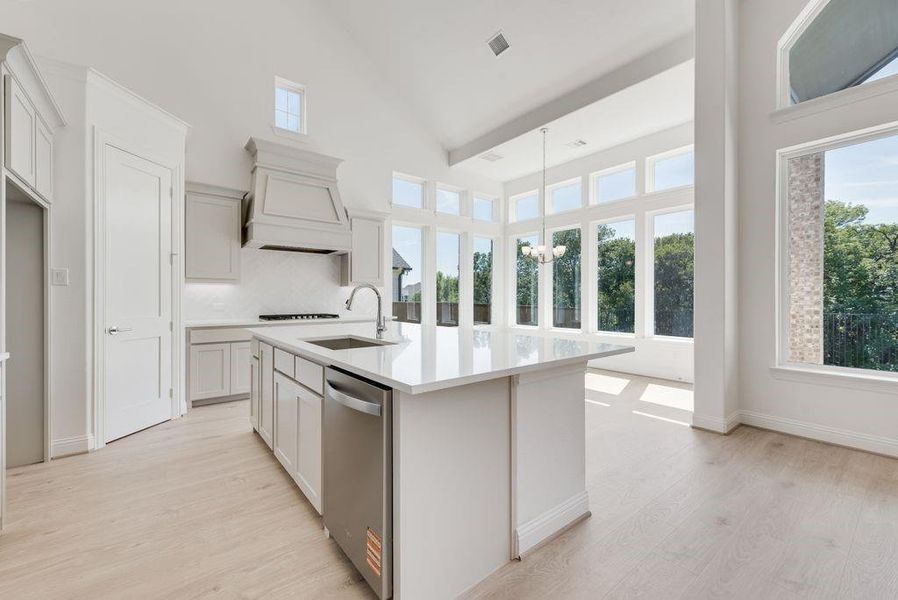 Furnished interior view inside a new home in Breezy Hill, Rockwall (Image 4). Furnished interior view inside a new home in Breezy Hill, Rockwall (Image 4).