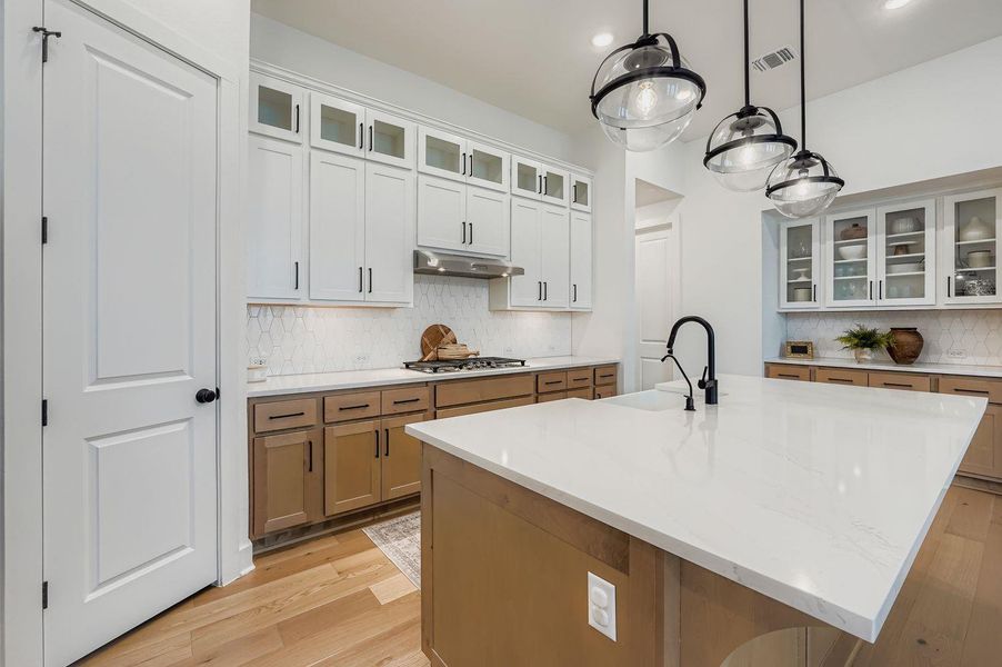 Furnished interior view inside a new home in 6 Creeks at Waterridge: 55ft. lots, Kyle (Image 25).