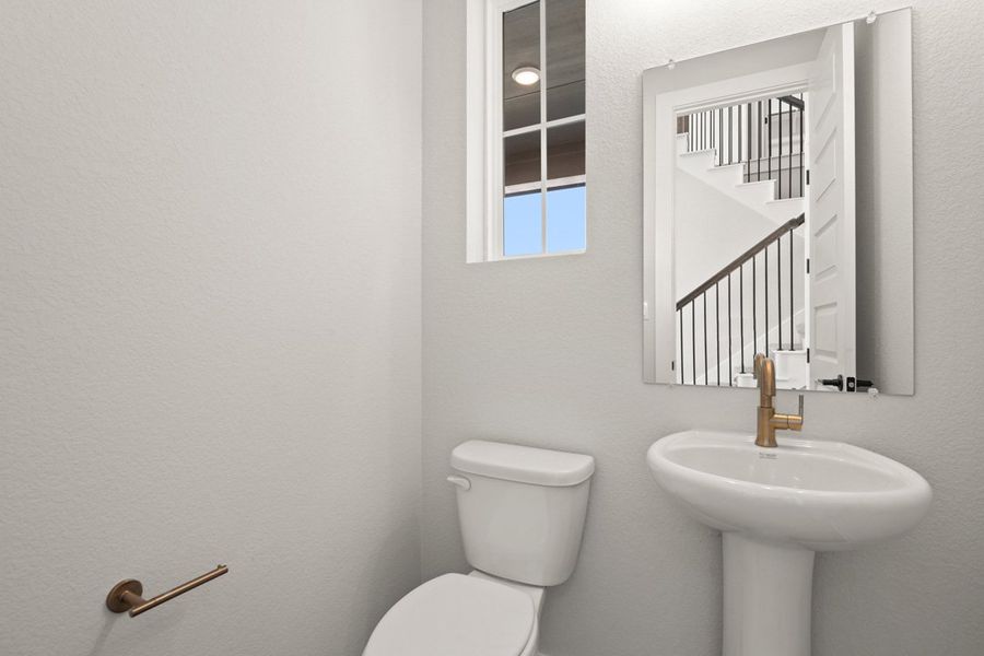 Furnished interior view inside a new home in Terrace Collection at Heritage, Dripping Springs (Image 16).