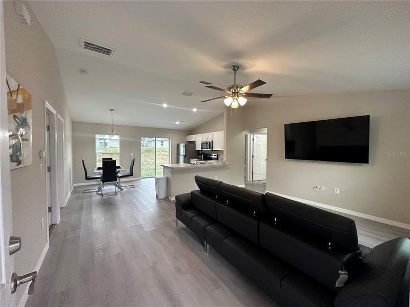 Furnished interior view inside a new home in , Dunnellon (Image 8).