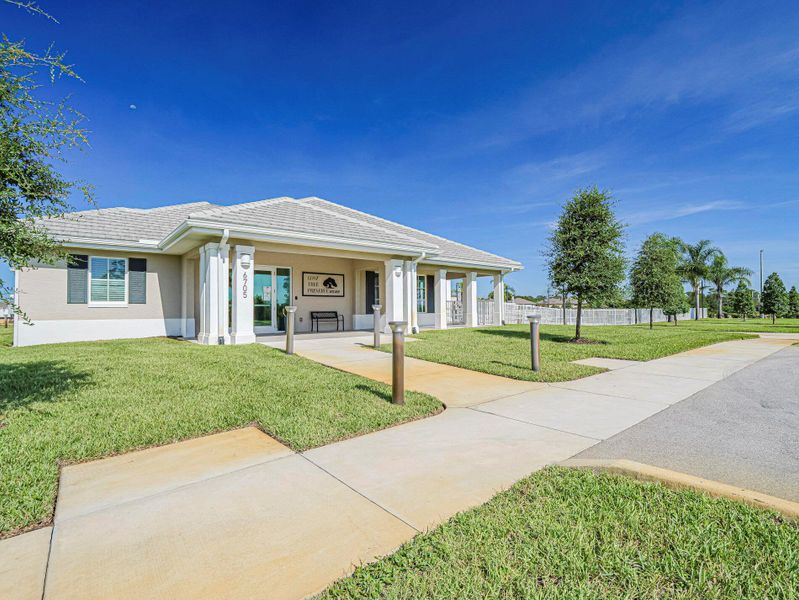 Front exterior of a new home in , Vero Beach, FL, highlighting curb appeal (Image 19).