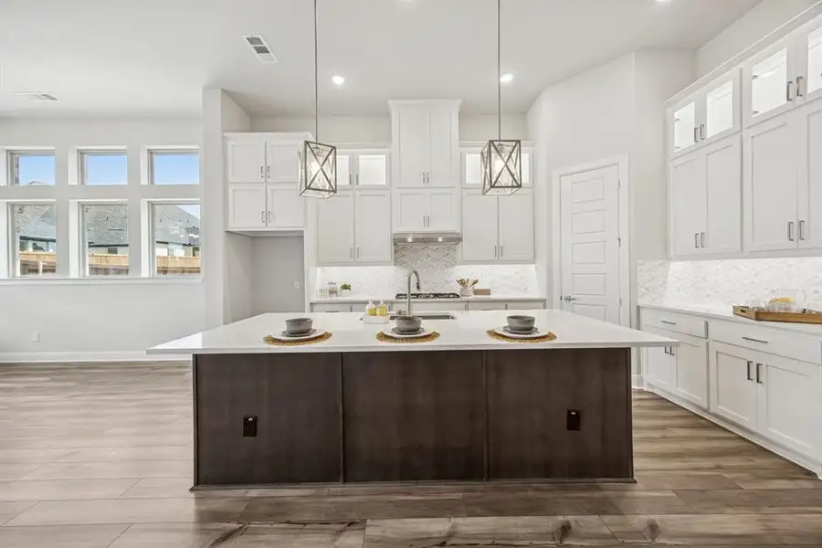 Furnished interior view inside a new home in Sandbrock Ranch, Aubrey (Image 8). Furnished interior view inside a new home in Sandbrock Ranch, Aubrey (Image 8).