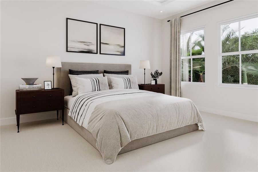 Furnished interior view inside a new home in Lake Mattie Preserve, Auburndale (Image 4). Furnished interior view inside a new home in Lake Mattie Preserve, Auburndale (Image 4).
