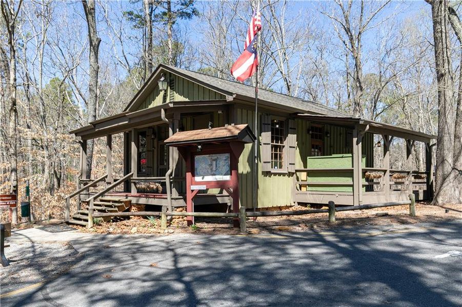 Front exterior of a new home in Kingsley, Acworth, GA, highlighting curb appeal (Image 2).