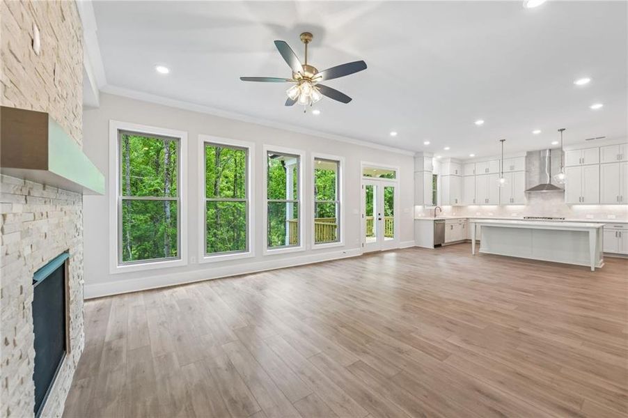 Spacious, unfurnished interior of a new home in Waterhaven, Cumming (Image 36).