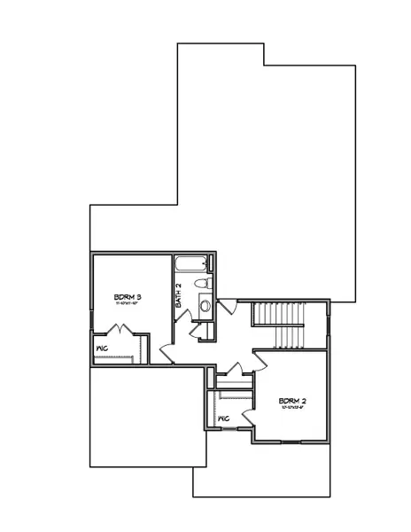 2D floor plan layout for the Champion by Heritage Towne in Heritage Towne, Midlothian, TX (Image 4).