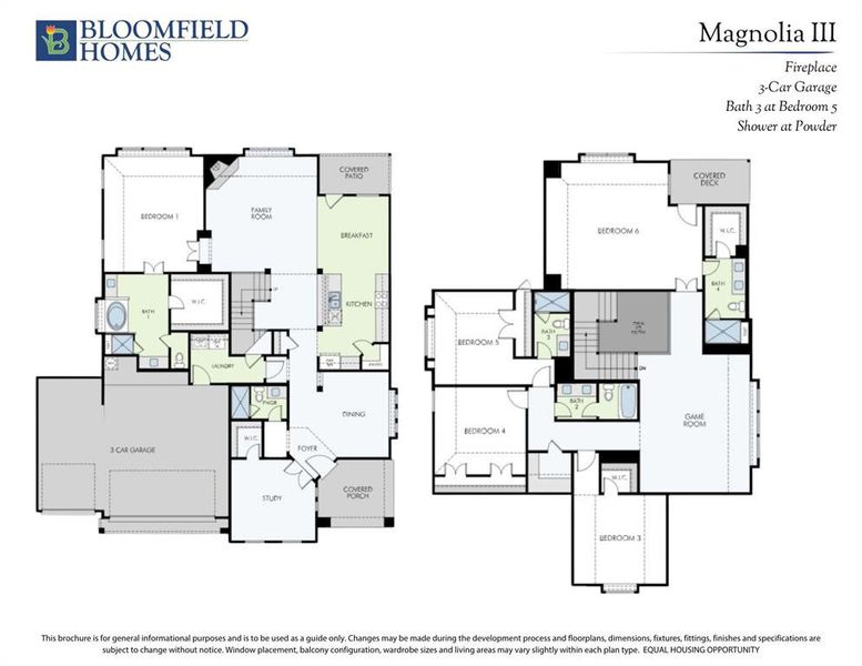 2D floor plan layout of this home in Hampton Park, Glenn Heights, TX (Image 3).