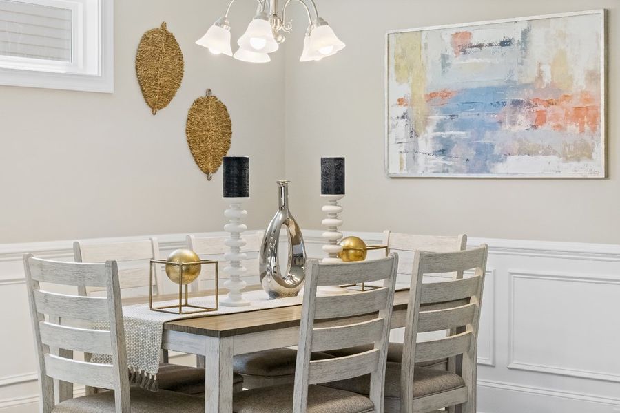 Representative furnished interior of a home built from the Bentcreek II by Great Southern Homes in Old Charleston Acres, Pelion (Image 8).
