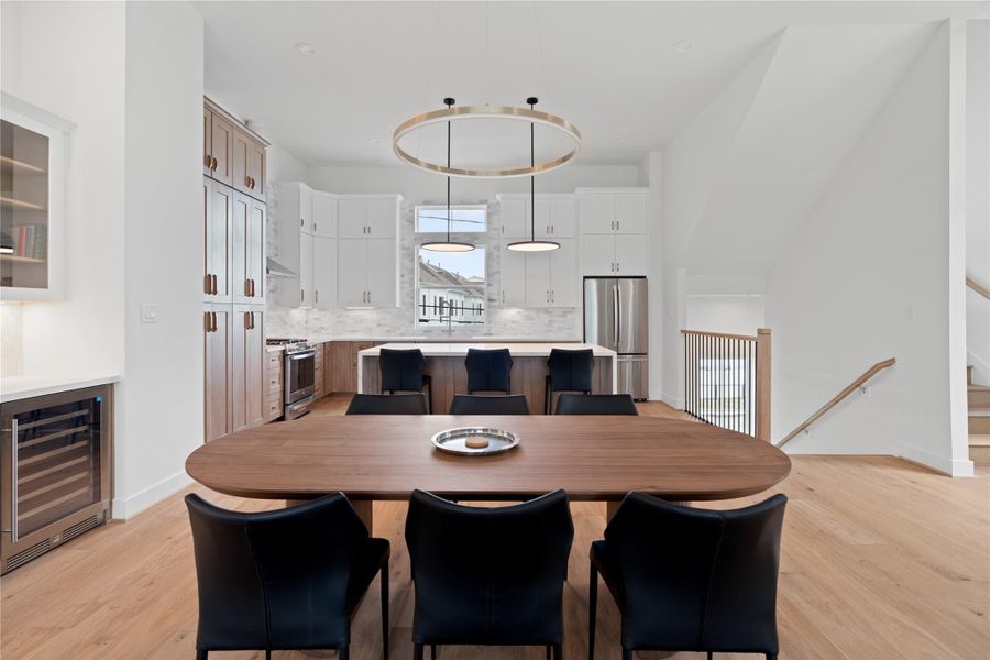 Furnished interior view inside a new home in , Houston (Image 8).