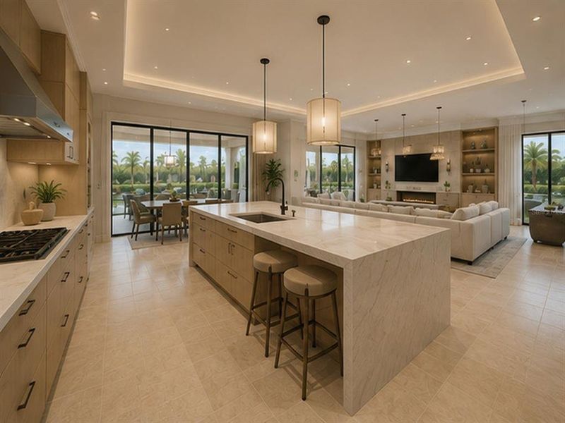 Furnished interior view inside a new home in , Port Charlotte (Image 8).