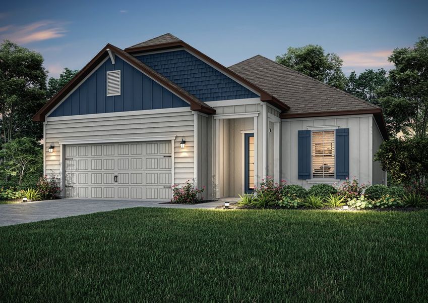 St. Matthew dusk exterior elevation. St. Matthew dusk exterior elevation.