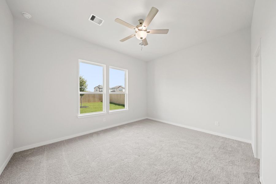 Spacious, unfurnished interior of a new home in Creekland Village at Bridgeland, Cypress (Image 16).